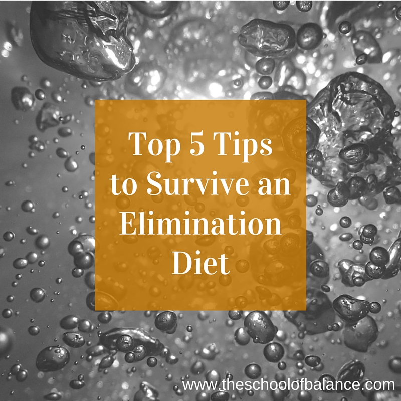 top 5 tips to survive an elimination diet