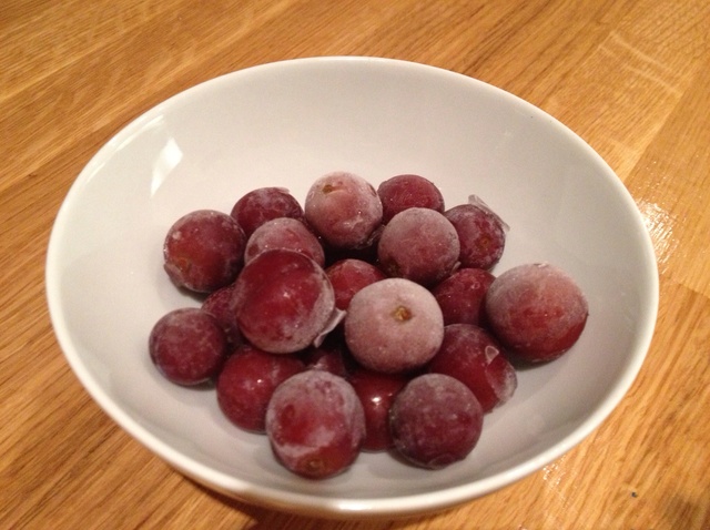 frozen grape sorbet